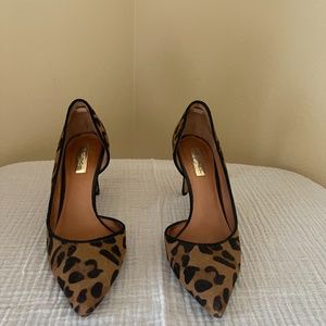 Animal print heels